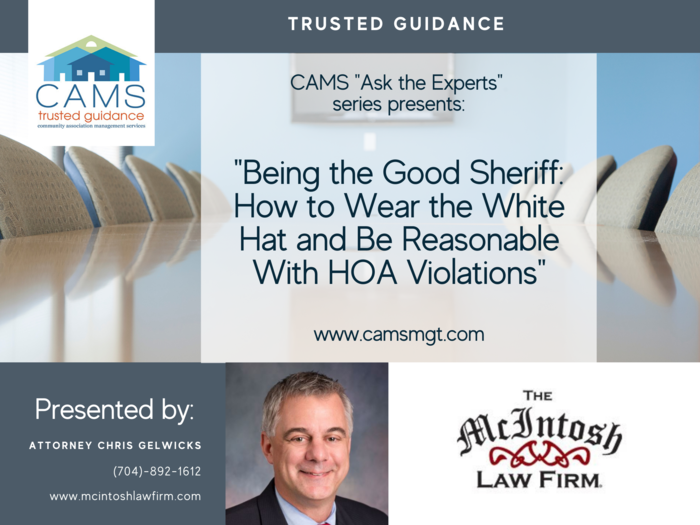 Being the Good Sheriff: Being Reasonable with Violations