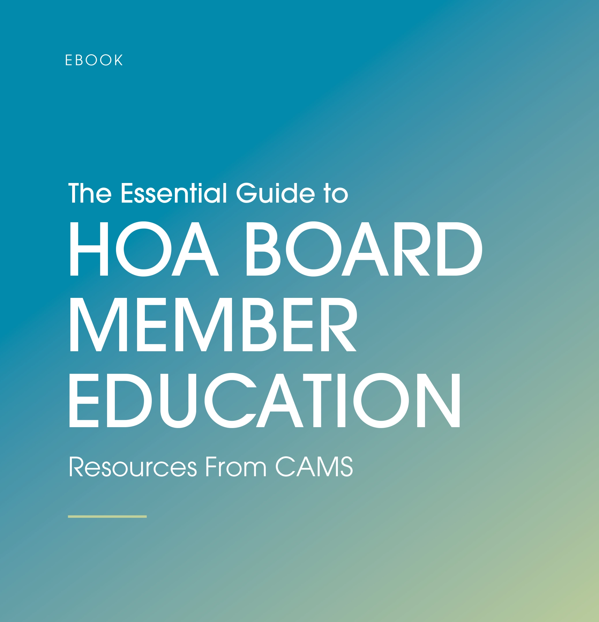 HOA Board Member Education