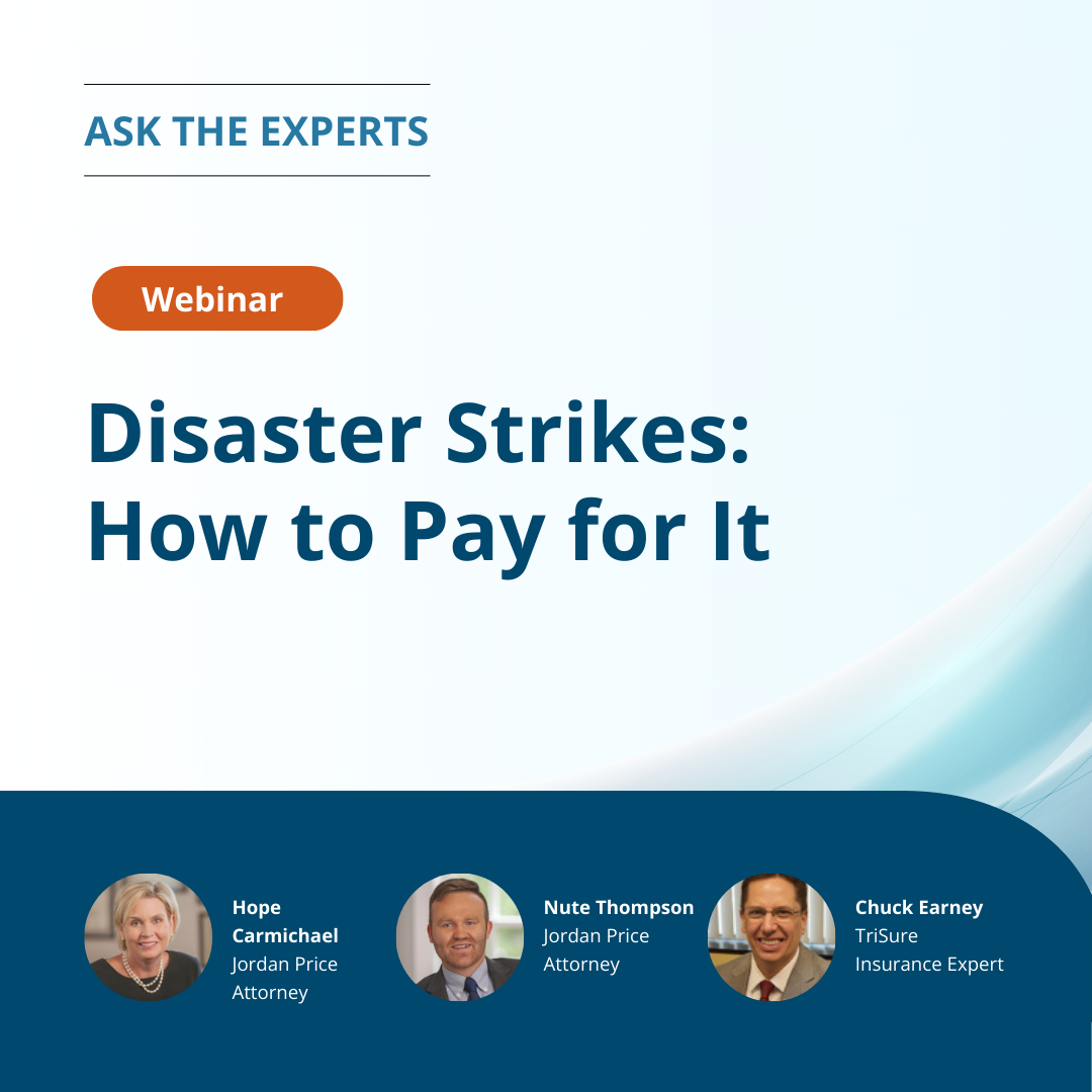 Disaster Strikes - How to Pay For It
