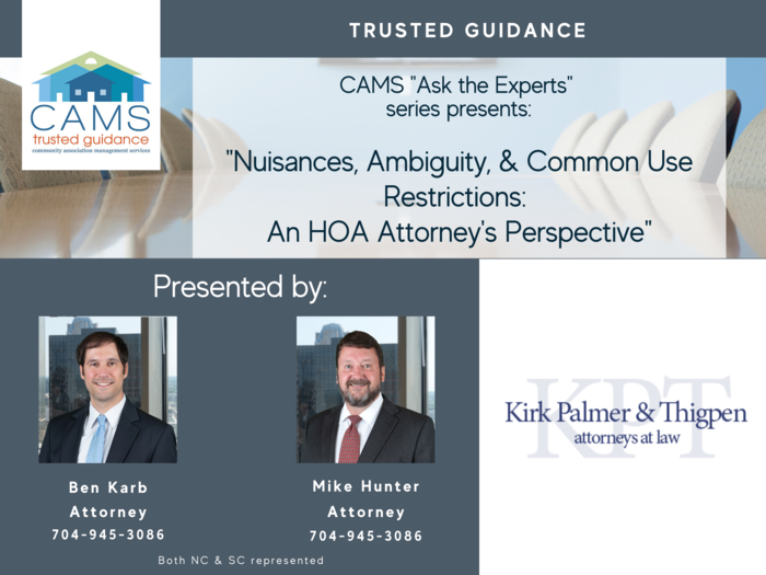 Ambiguity, Nuisances, & Common Use Restrictions