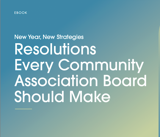 CAMS E-book New Year resolutions for HOA boards